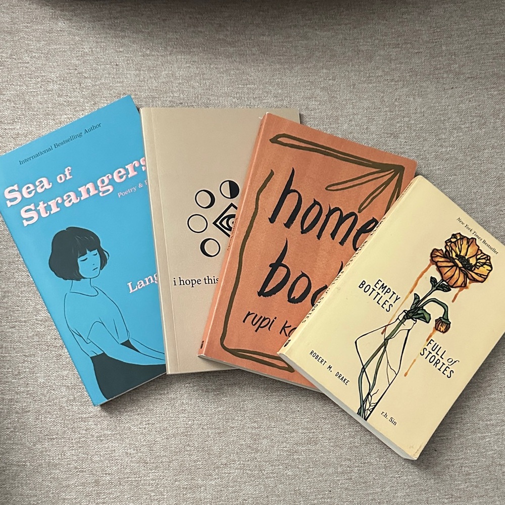 Set of Four Poetry Books